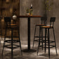 Contemporary Metal Solid Wood Barstool Indoor Bar Stool with Backless Clearhalo 'Bar Furniture' 'Bar Stools' 'bar_stools' 'furn' 'furn_bar_stools' 'furniture_bar_stools' 'Kitchen & Dining Furniture' 'kitchen&dining_furn' 'kitchen' 'kitchen_furn' Furniture' 4571431