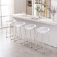 Modern Armless Backrest Counter Stool Iron Bar Stool with Plastic Seat Clearhalo 'Bar Furniture' 'Bar Stools' 'bar_stools' 'furn' 'furn_bar_stools' 'furniture_bar_stools' 'Kitchen & Dining Furniture' 'kitchen&dining_furn' 'kitchen' 'kitchen_furn' Furniture' 4571520