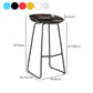 Modern Armless Backrest Counter Stool Iron Bar Stool with Plastic Seat Clearhalo 'Bar Furniture' 'Bar Stools' 'bar_stools' 'furn' 'furn_bar_stools' 'furniture_bar_stools' 'Kitchen & Dining Furniture' 'kitchen&dining_furn' 'kitchen' 'kitchen_furn' Furniture' 4571546