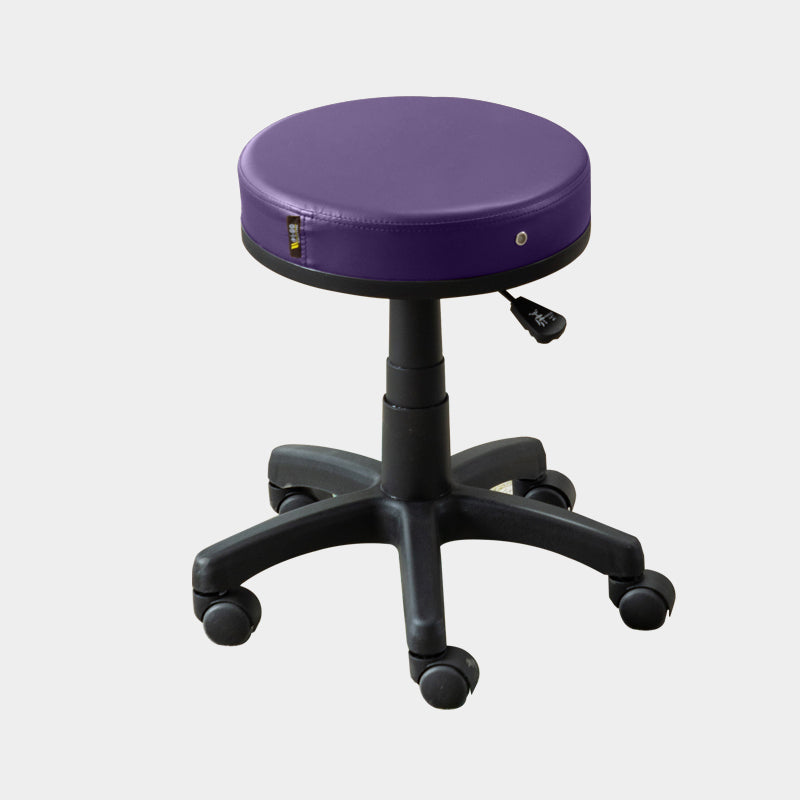 Contemporary Swivel Adjustable Height Bar Stool Indoor Bar Stool with Backless Purple Clearhalo 'Bar Furniture' 'Bar Stools' 'bar_stools' 'furn' 'furn_bar_stools' 'furniture_bar_stools' 'Kitchen & Dining Furniture' 'kitchen&dining_furn' 'kitchen' 'kitchen_furn' Furniture' 4571610