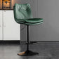 Contemporary Swivel Adjustable Height Barstool Indoor Bar Stool with Low Back Green Black 1 Piece Clearhalo 'Bar Furniture' 'Bar Stools' 'bar_stools' 'furn' 'furn_bar_stools' 'furniture_bar_stools' 'Kitchen & Dining Furniture' 'kitchen&dining_furn' 'kitchen' 'kitchen_furn' Furniture' 4571672