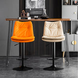 Contemporary Swivel Adjustable Height Barstool Indoor Bar Stool with Low Back Clearhalo 'Bar Furniture' 'Bar Stools' 'bar_stools' 'furn' 'furn_bar_stools' 'furniture_bar_stools' 'Kitchen & Dining Furniture' 'kitchen&dining_furn' 'kitchen' 'kitchen_furn' Furniture' 4571687