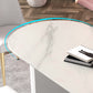 Metal Modern Oval Dining Table Sintered Stone Indoor Table for Dining Room and Kitchen Clearhalo ' dining_table' 'Dining Tables & Seating' 'Dining Tables' 'furn' 'furn_dining_table' 'Furniture' 'furniture_dining_table' 'Kitchen & Dining Furniture' 'kitchen&dining_furn' 'kitchen' 'kitchen_dining_table' 4571800
