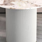 Stone Top Dining Table Modern Dining Table with Double Pedestal Base in White Clearhalo ' dining_table' 'Dining Tables & Seating' 'Dining Tables' 'furn' 'furn_dining_table' 'Furniture' 'furniture_dining_table' 'Kitchen & Dining Furniture' 'kitchen&dining_furn' 'kitchen' 'kitchen_dining_table' 4571836