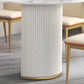 Stone Top Dining Table Modern Dining Table with Double Pedestal Base in White Clearhalo ' dining_table' 'Dining Tables & Seating' 'Dining Tables' 'furn' 'furn_dining_table' 'Furniture' 'furniture_dining_table' 'Kitchen & Dining Furniture' 'kitchen&dining_furn' 'kitchen' 'kitchen_dining_table' 4571837
