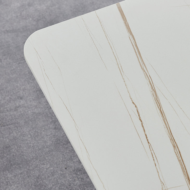 Sintered Stone Dining Table Traditional Luxury Dining Table with Gold Frame Clearhalo ' dining_table' 'Dining Tables & Seating' 'Dining Tables' 'furn' 'furn_dining_table' 'Furniture' 'furniture_dining_table' 'Kitchen & Dining Furniture' 'kitchen&dining_furn' 'kitchen' 'kitchen_dining_table' 4571848