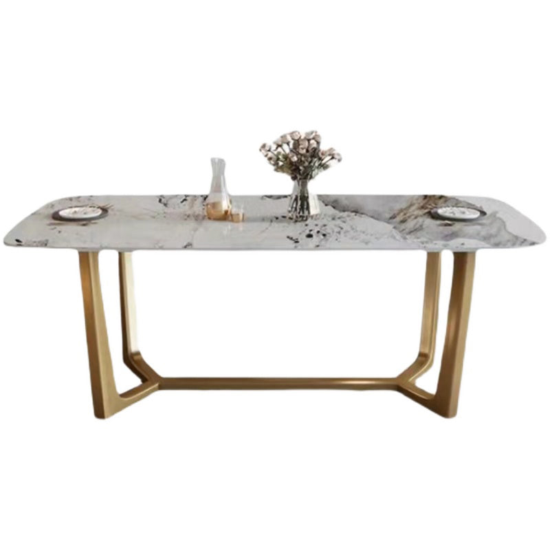 Traditional Luxury Furniture Stone Trestle Dining Room Collection for Kitchen Clearhalo ' dining_table' 'Dining Tables & Seating' 'Dining Tables' 'furn' 'furn_dining_table' 'Furniture' 'furniture_dining_table' 'Kitchen & Dining Furniture' 'kitchen&dining_furn' 'kitchen' 'kitchen_dining_table' 4571862