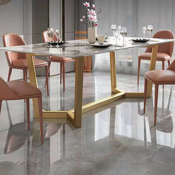 Traditional Luxury Furniture Stone Trestle Dining Room Collection for Kitchen Clearhalo ' dining_table' 'Dining Tables & Seating' 'Dining Tables' 'furn' 'furn_dining_table' 'Furniture' 'furniture_dining_table' 'Kitchen & Dining Furniture' 'kitchen&dining_furn' 'kitchen' 'kitchen_dining_table' 4571868