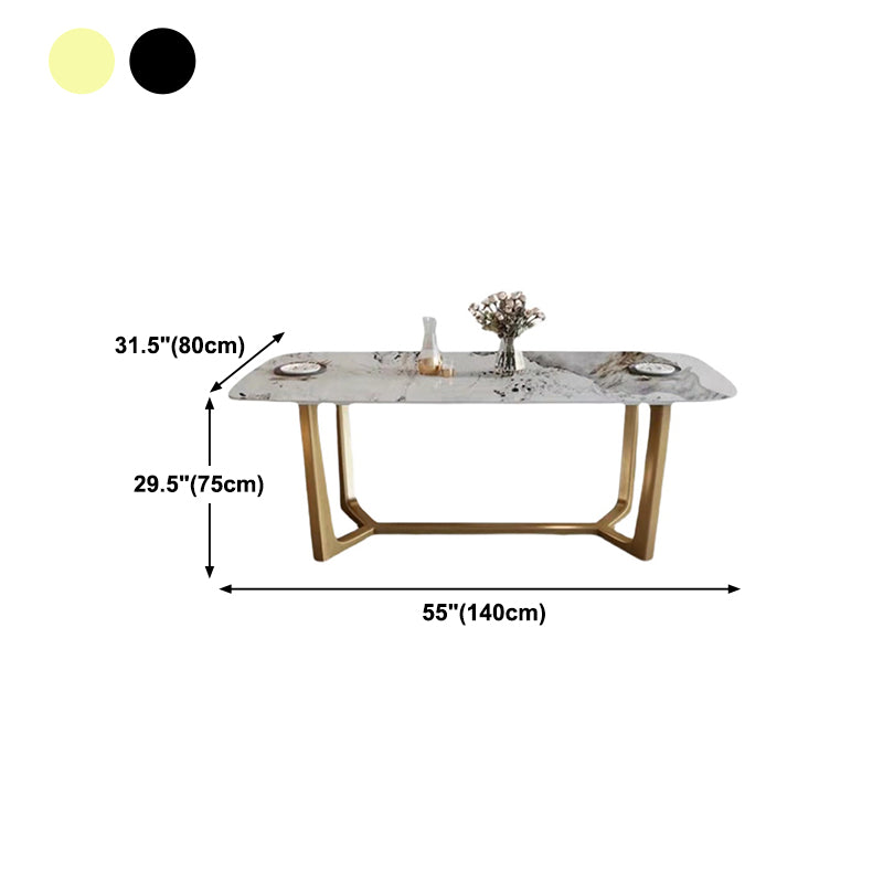 Traditional Luxury Furniture Stone Trestle Dining Room Collection for Kitchen Clearhalo ' dining_table' 'Dining Tables & Seating' 'Dining Tables' 'furn' 'furn_dining_table' 'Furniture' 'furniture_dining_table' 'Kitchen & Dining Furniture' 'kitchen&dining_furn' 'kitchen' 'kitchen_dining_table' 4571871