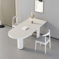 Free Form Solid Wood Indoor Table Restaurant Modern Wood Table with 3 Legs White Without Chairs Clearhalo ' dining_table' 'Dining Tables & Seating' 'Dining Tables' 'furn' 'furn_dining_table' 'Furniture' 'furniture_dining_table' 'Kitchen & Dining Furniture' 'kitchen&dining_furn' 'kitchen' 'kitchen_dining_table' 4571876