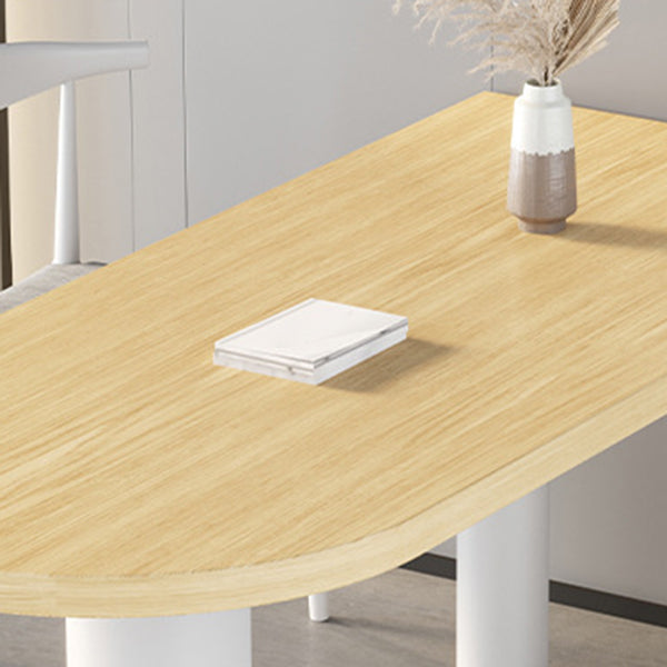 Free Form Solid Wood Indoor Table Restaurant Modern Wood Table with 3 Legs Clearhalo ' dining_table' 'Dining Tables & Seating' 'Dining Tables' 'furn' 'furn_dining_table' 'Furniture' 'furniture_dining_table' 'Kitchen & Dining Furniture' 'kitchen&dining_furn' 'kitchen' 'kitchen_dining_table' 4571880