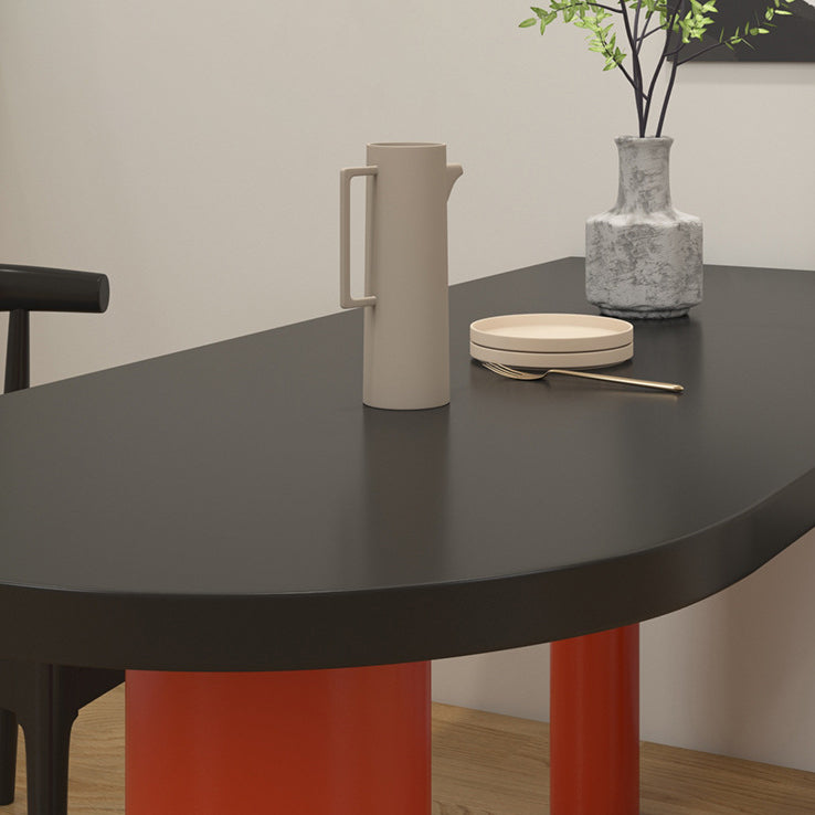 Free Form Solid Wood Table for Restaurant Modern Wood Table with 3 Legs Clearhalo ' dining_table' 'Dining Tables & Seating' 'Dining Tables' 'furn' 'furn_dining_table' 'Furniture' 'furniture_dining_table' 'Kitchen & Dining Furniture' 'kitchen&dining_furn' 'kitchen' 'kitchen_dining_table' 4571902