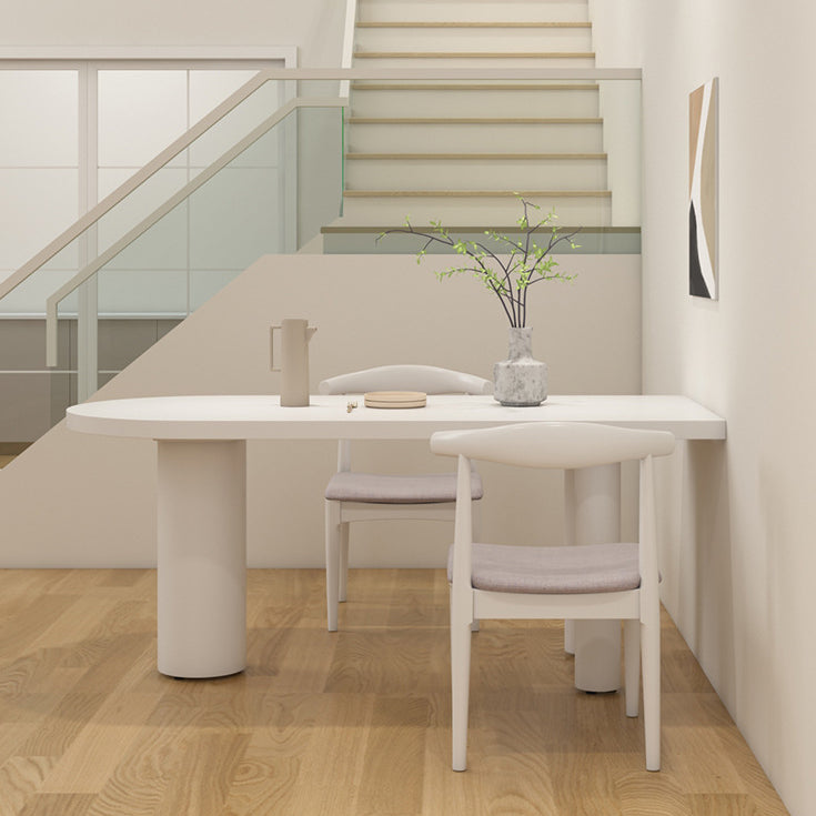 Free Form Solid Wood Table for Restaurant Modern Wood Table with 3 Legs Clearhalo ' dining_table' 'Dining Tables & Seating' 'Dining Tables' 'furn' 'furn_dining_table' 'Furniture' 'furniture_dining_table' 'Kitchen & Dining Furniture' 'kitchen&dining_furn' 'kitchen' 'kitchen_dining_table' 4571903