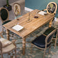 Medieval Modern Pine Wood Dining Table for Restaurant Rectangle Table with 4 Legs 51.2"L x 27.6"W x 29.5"H Without Chairs Clearhalo ' dining_table' 'Dining Tables & Seating' 'Dining Tables' 'furn' 'furn_dining_table' 'Furniture' 'furniture_dining_table' 'Kitchen & Dining Furniture' 'kitchen&dining_furn' 'kitchen' 'kitchen_dining_table' 4571912