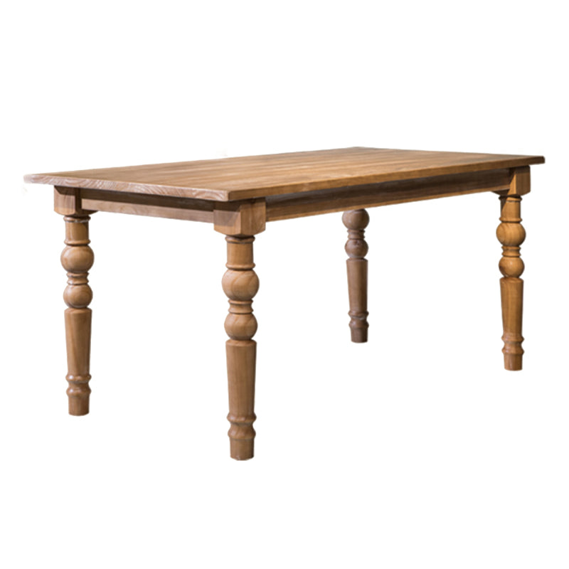 Medieval Modern Pine Wood Dining Table for Restaurant Rectangle Table with 4 Legs Without Chairs Clearhalo ' dining_table' 'Dining Tables & Seating' 'Dining Tables' 'furn' 'furn_dining_table' 'Furniture' 'furniture_dining_table' 'Kitchen & Dining Furniture' 'kitchen&dining_furn' 'kitchen' 'kitchen_dining_table' 4571915