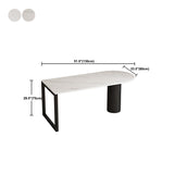 Free Form Dining Table Contemporary Table with Double Pedestal Base for Kitchen Clearhalo ' dining_table' 'Dining Tables & Seating' 'Dining Tables' 'furn' 'furn_dining_table' 'Furniture' 'furniture_dining_table' 'Kitchen & Dining Furniture' 'kitchen&dining_furn' 'kitchen' 'kitchen_dining_table' 4571960