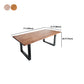 Rectangle Double Pedestal Industrial Dining Table Fixed Table of Solid Wood Clearhalo ' dining_table' 'Dining Tables & Seating' 'Dining Tables' 'furn' 'furn_dining_table' 'Furniture' 'furniture_dining_table' 'Kitchen & Dining Furniture' 'kitchen&dining_furn' 'kitchen' 'kitchen_dining_table' 4571979