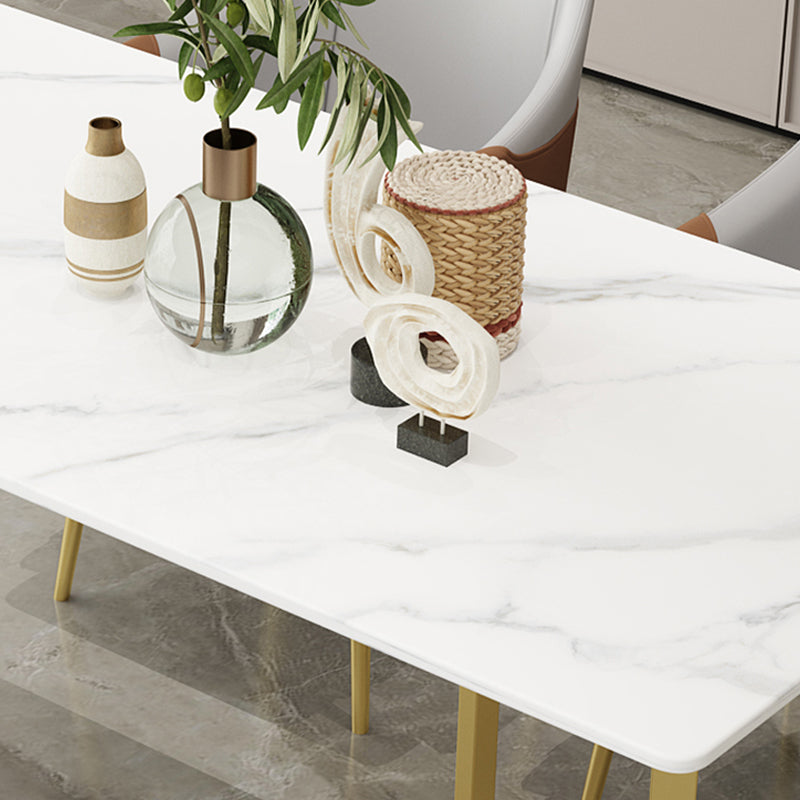 Sintered Stone Dining Table Traditional Luxury Gold Frame Table for Home Clearhalo ' dining_table' 'Dining Tables & Seating' 'Dining Tables' 'furn' 'furn_dining_table' 'Furniture' 'furniture_dining_table' 'Kitchen & Dining Furniture' 'kitchen&dining_furn' 'kitchen' 'kitchen_dining_table' 4571988