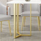 Sintered Stone Dining Table Traditional Luxury Gold Frame Table for Home Clearhalo ' dining_table' 'Dining Tables & Seating' 'Dining Tables' 'furn' 'furn_dining_table' 'Furniture' 'furniture_dining_table' 'Kitchen & Dining Furniture' 'kitchen&dining_furn' 'kitchen' 'kitchen_dining_table' 4571989