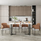 Sintered Stone Dining Table Traditional Luxury Gold Frame Table for Home Clearhalo ' dining_table' 'Dining Tables & Seating' 'Dining Tables' 'furn' 'furn_dining_table' 'Furniture' 'furniture_dining_table' 'Kitchen & Dining Furniture' 'kitchen&dining_furn' 'kitchen' 'kitchen_dining_table' 4571990