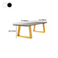 Rectangle Luxury Style Dining Table Solid Wood Fixed Table for Restaurant Clearhalo ' dining_table' 'Dining Tables & Seating' 'Dining Tables' 'furn' 'furn_dining_table' 'Furniture' 'furniture_dining_table' 'Kitchen & Dining Furniture' 'kitchen&dining_furn' 'kitchen' 'kitchen_dining_table' 4572010