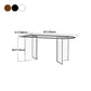 Glass Contemporary Free Form Dining Table Clear Glass Top Table for Dining Room Clearhalo ' dining_table' 'Dining Tables & Seating' 'Dining Tables' 'furn' 'furn_dining_table' 'Furniture' 'furniture_dining_table' 'Kitchen & Dining Furniture' 'kitchen&dining_furn' 'kitchen' 'kitchen_dining_table' 4572040