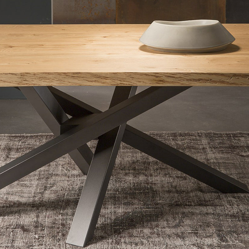 Rectangle Pedestal Luxury Dining Table Solid Wood Fixed Table for Home Clearhalo ' dining_table' 'Dining Tables & Seating' 'Dining Tables' 'furn' 'furn_dining_table' 'Furniture' 'furniture_dining_table' 'Kitchen & Dining Furniture' 'kitchen&dining_furn' 'kitchen' 'kitchen_dining_table' 4572051