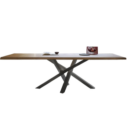 Rectangle Pedestal Luxury Dining Table Solid Wood Fixed Table for Home Black Without Chairs Clearhalo ' dining_table' 'Dining Tables & Seating' 'Dining Tables' 'furn' 'furn_dining_table' 'Furniture' 'furniture_dining_table' 'Kitchen & Dining Furniture' 'kitchen&dining_furn' 'kitchen' 'kitchen_dining_table' 4572052