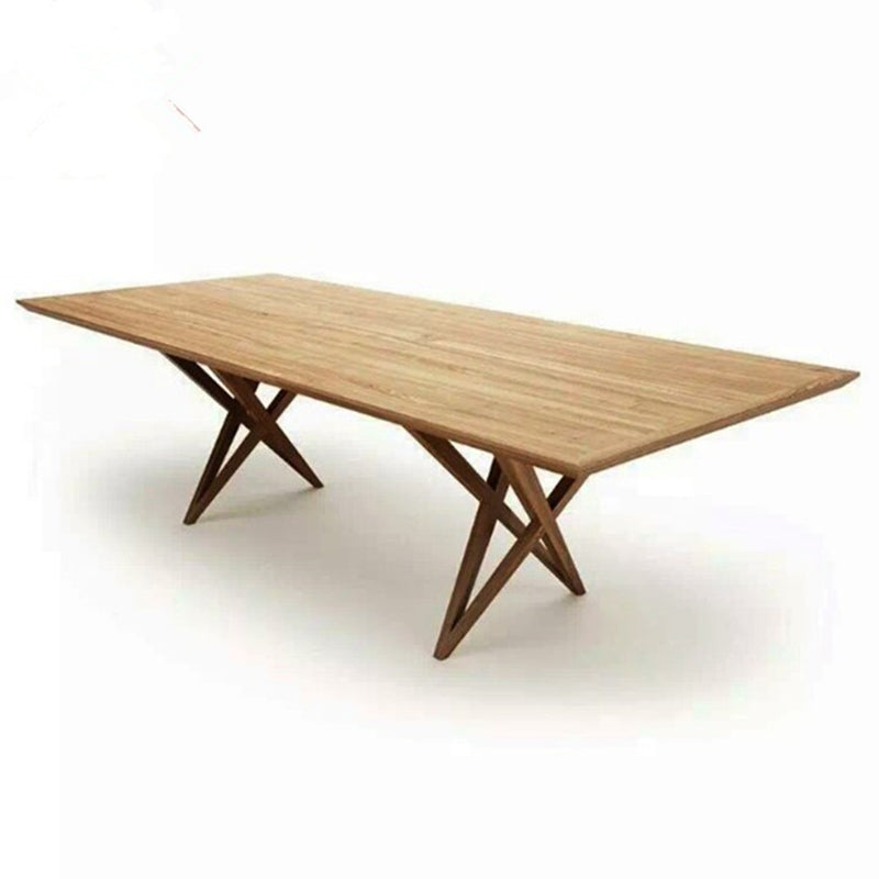 Rectangle Luxury Dining Table Solid Wood Fixed Table for Home Natural Without Chairs Clearhalo ' dining_table' 'Dining Tables & Seating' 'Dining Tables' 'furn' 'furn_dining_table' 'Furniture' 'furniture_dining_table' 'Kitchen & Dining Furniture' 'kitchen&dining_furn' 'kitchen' 'kitchen_dining_table' 4572095
