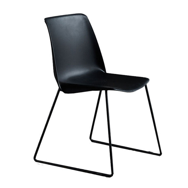 Contemporary Style Chair Dining Armless Side Chair with Metal Legs Clearhalo ' kitchen&dining_furn' 'Dining Chairs' 'Dining Tables & Seating' 'dining_chair' 'Furniture' 'furniture_dining_chair' 'Kitchen & Dining Furniture' 'kitchen' 4572160