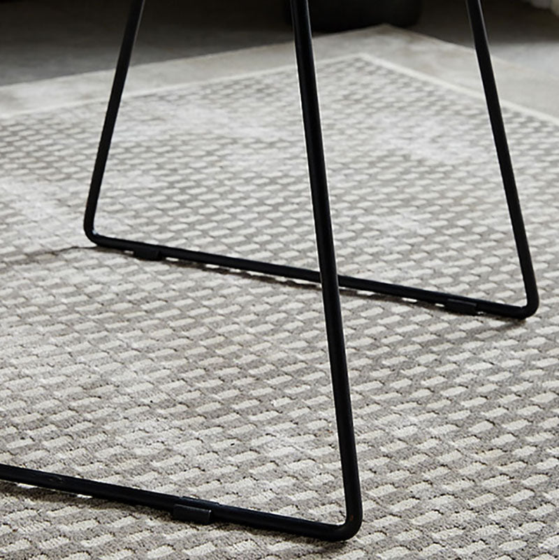 Contemporary Style Chair Dining Armless Side Chair with Metal Legs Clearhalo ' kitchen&dining_furn' 'Dining Chairs' 'Dining Tables & Seating' 'dining_chair' 'Furniture' 'furniture_dining_chair' 'Kitchen & Dining Furniture' 'kitchen' 4572165