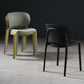 Contemporary Open Back Chairs Dining Armless Side Chairs with Plastic Legs Clearhalo ' kitchen&dining_furn' 'Dining Chairs' 'Dining Tables & Seating' 'dining_chair' 'furn' 'furn_dining_chair' 'Furniture' 'furniture_dining_chair' 'Kitchen & Dining Furniture' 'kitchen' 4572176