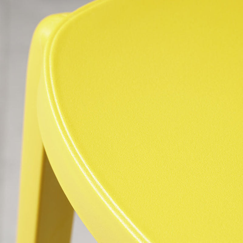 Contemporary Open Back Chairs Dining Armless Side Chairs with Plastic Legs Clearhalo ' kitchen&dining_furn' 'Dining Chairs' 'Dining Tables & Seating' 'dining_chair' 'furn' 'furn_dining_chair' 'Furniture' 'furniture_dining_chair' 'Kitchen & Dining Furniture' 'kitchen' 4572187