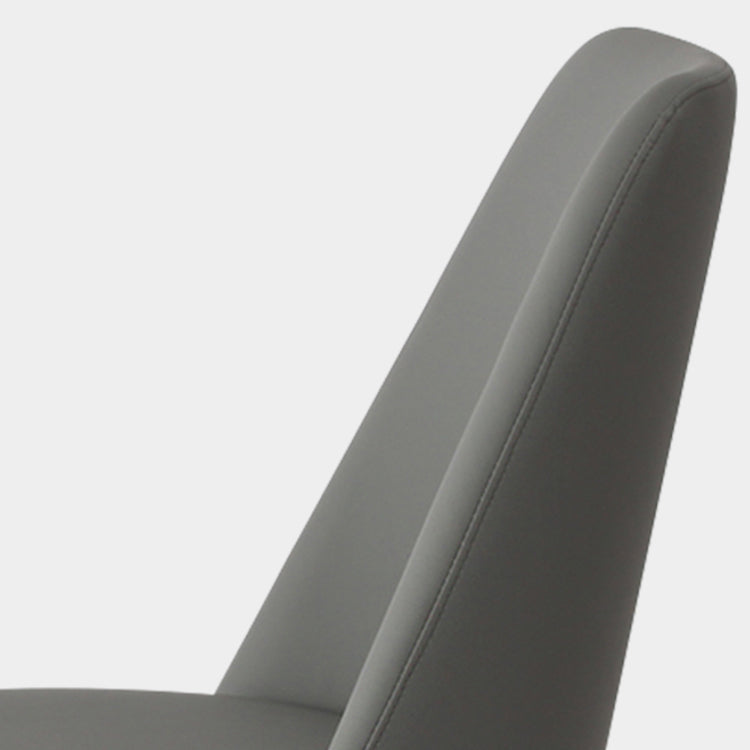 Glam Metal Dining Armless Chair Upholstered Dining Side Chair for Home Use Clearhalo ' kitchen&dining_furn' 'Dining Chairs' 'Dining Tables & Seating' 'dining_chair' 'furn' 'furn_dining_chair' 'Furniture' 'furniture_dining_chair' 'Kitchen & Dining Furniture' 'kitchen' 4572219