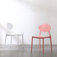 Contemporary Open Back Chair Dining Armless Side Chair with Plastic Legs Clearhalo ' kitchen&dining_furn' 'Dining Chairs' 'Dining Tables & Seating' 'dining_chair' 'furn' 'furn_dining_chair' 'Furniture' 'furniture_dining_chair' 'Kitchen & Dining Furniture' 'kitchen' 4572289