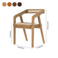 Contemporary Chair Dining Arm Side Chair with Wooden Legs for Kitchen Clearhalo ' kitchen&dining_furn' 'Dining Chairs' 'Dining Tables & Seating' 'dining_chair' 'furn' 'furn_dining_chair' 'Furniture' 'furniture_dining_chair' 'Kitchen & Dining Furniture' 'kitchen' 4572348