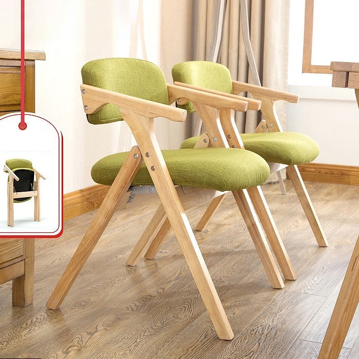 Modern Leather Folding Side Chair Matte Finish Open Back Dining Chair Clearhalo ' kitchen&dining_furn' 'Dining Chairs' 'Dining Tables & Seating' 'dining_chair' 'furn' 'furn_dining_chair' 'Furniture' 'furniture_dining_chair' 'Kitchen & Dining Furniture' 'kitchen' 4572454