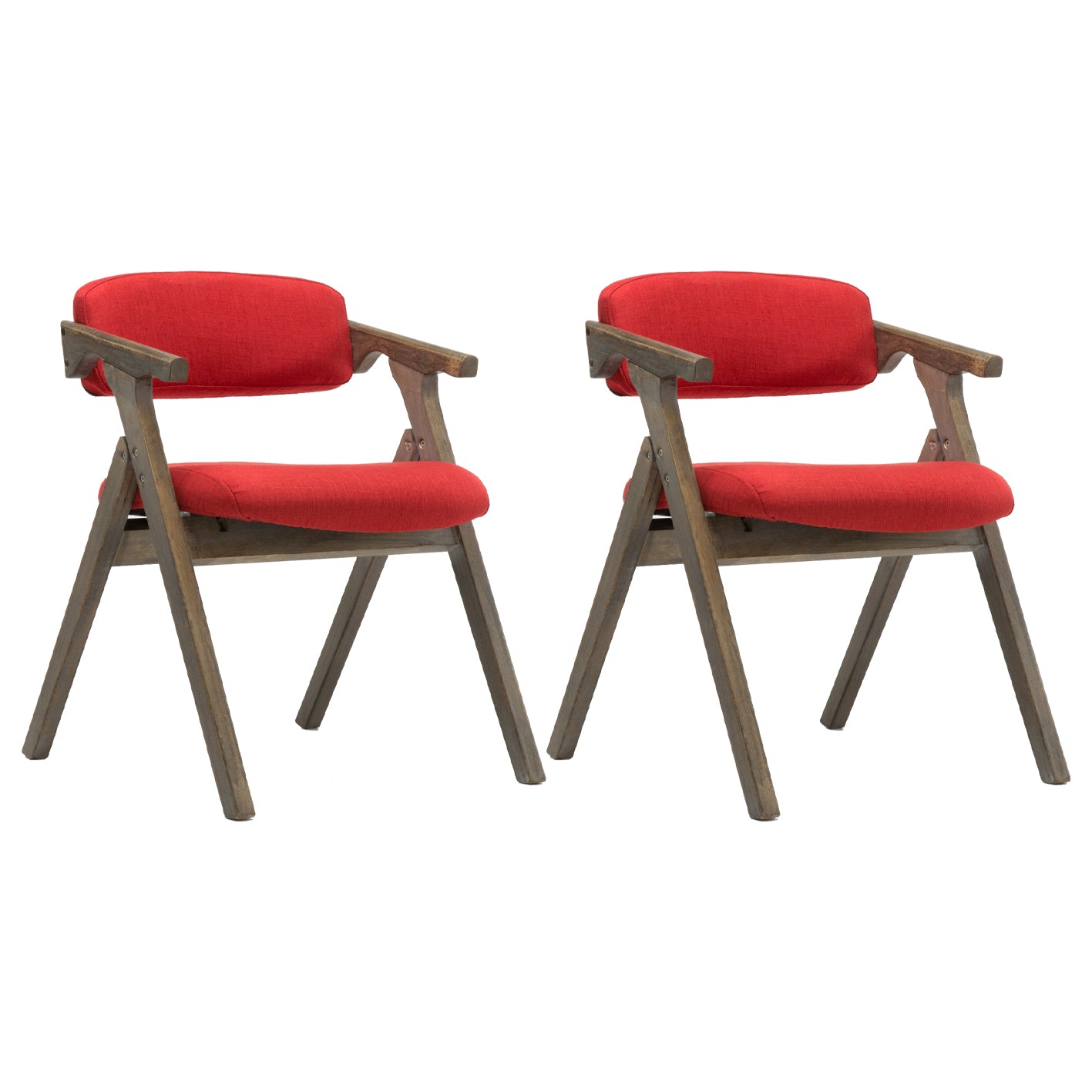 Modern Leather Folding Side Chair Matte Finish Open Back Dining Chair Red 2 Piece Set Gray Clearhalo ' kitchen&dining_furn' 'Dining Chairs' 'Dining Tables & Seating' 'dining_chair' 'furn' 'furn_dining_chair' 'Furniture' 'furniture_dining_chair' 'Kitchen & Dining Furniture' 'kitchen' 4572469
