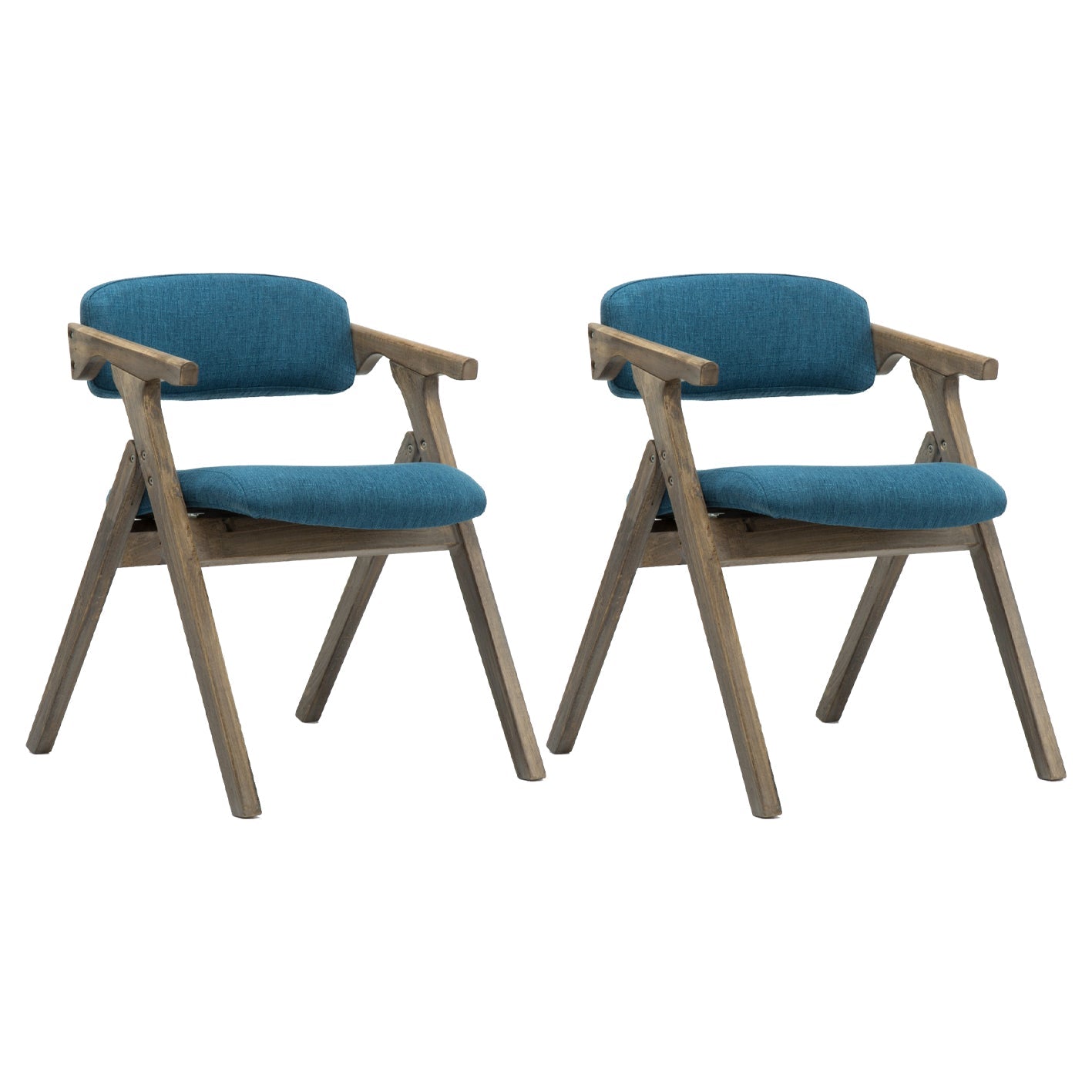 Modern Leather Folding Side Chair Matte Finish Open Back Dining Chair Blue 2 Piece Set Gray Clearhalo ' kitchen&dining_furn' 'Dining Chairs' 'Dining Tables & Seating' 'dining_chair' 'furn' 'furn_dining_chair' 'Furniture' 'furniture_dining_chair' 'Kitchen & Dining Furniture' 'kitchen' 4572479
