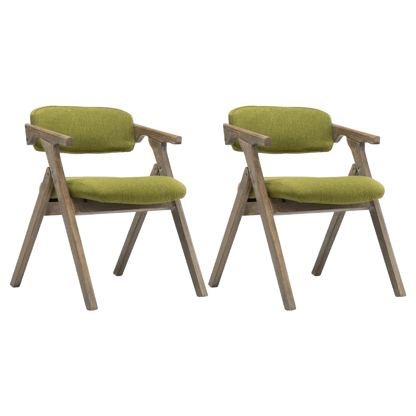 Modern Leather Folding Side Chair Matte Finish Open Back Dining Chair Green 2 Piece Set Gray Clearhalo ' kitchen&dining_furn' 'Dining Chairs' 'Dining Tables & Seating' 'dining_chair' 'furn' 'furn_dining_chair' 'Furniture' 'furniture_dining_chair' 'Kitchen & Dining Furniture' 'kitchen' 4572482