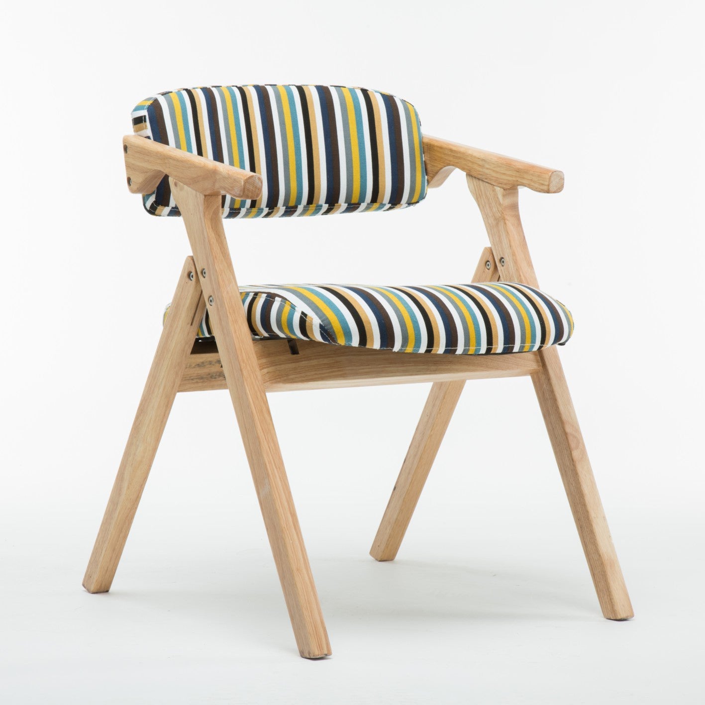 Modern Leather Folding Side Chair Matte Finish Open Back Dining Chair Black-Blue-Yellow 1 Piece Natural Wood Clearhalo ' kitchen&dining_furn' 'Dining Chairs' 'Dining Tables & Seating' 'dining_chair' 'furn' 'furn_dining_chair' 'Furniture' 'furniture_dining_chair' 'Kitchen & Dining Furniture' 'kitchen' 4572517