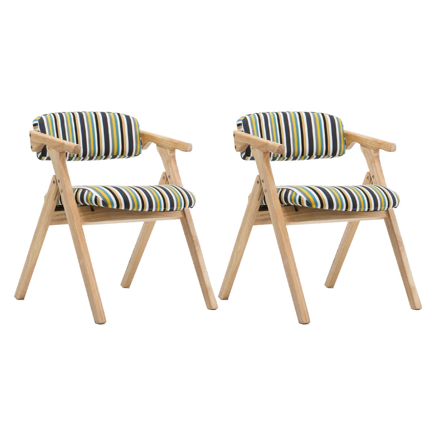 Modern Leather Folding Side Chair Matte Finish Open Back Dining Chair Black-Blue-Yellow 2 Piece Set Natural Wood Clearhalo ' kitchen&dining_furn' 'Dining Chairs' 'Dining Tables & Seating' 'dining_chair' 'furn' 'furn_dining_chair' 'Furniture' 'furniture_dining_chair' 'Kitchen & Dining Furniture' 'kitchen' 4572518