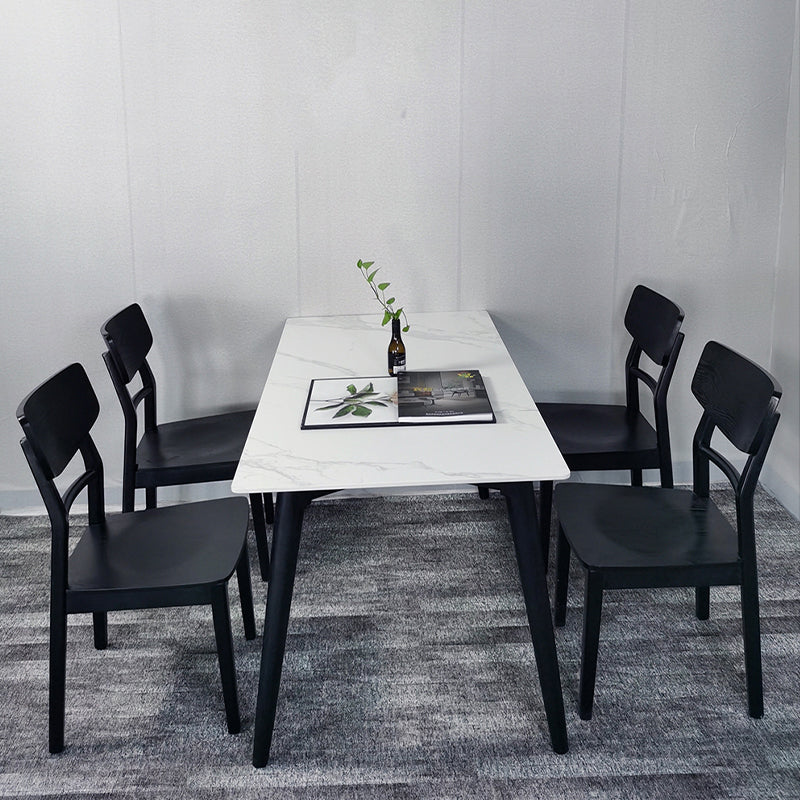 Wood Industrial Dining Room Chair Ladder Back Side Chair for Kitchen Clearhalo ' kitchen&dining_furn' 'Dining Chairs' 'Dining Tables & Seating' 'dining_chair' 'furn' 'furn_dining_chair' 'Furniture' 'furniture_dining_chair' 'Kitchen & Dining Furniture' 'kitchen' 4572536