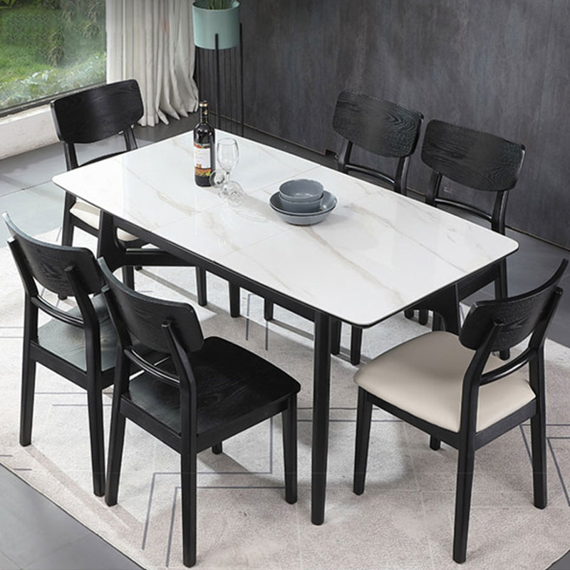 Wood Industrial Dining Room Chair Ladder Back Side Chair for Kitchen Clearhalo ' kitchen&dining_furn' 'Dining Chairs' 'Dining Tables & Seating' 'dining_chair' 'furn' 'furn_dining_chair' 'Furniture' 'furniture_dining_chair' 'Kitchen & Dining Furniture' 'kitchen' 4572538