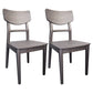 Wood Industrial Dining Room Chair Ladder Back Side Chair for Kitchen Silver Gray 2 Piece Set Clearhalo ' kitchen&dining_furn' 'Dining Chairs' 'Dining Tables & Seating' 'dining_chair' 'furn' 'furn_dining_chair' 'Furniture' 'furniture_dining_chair' 'Kitchen & Dining Furniture' 'kitchen' 4572539