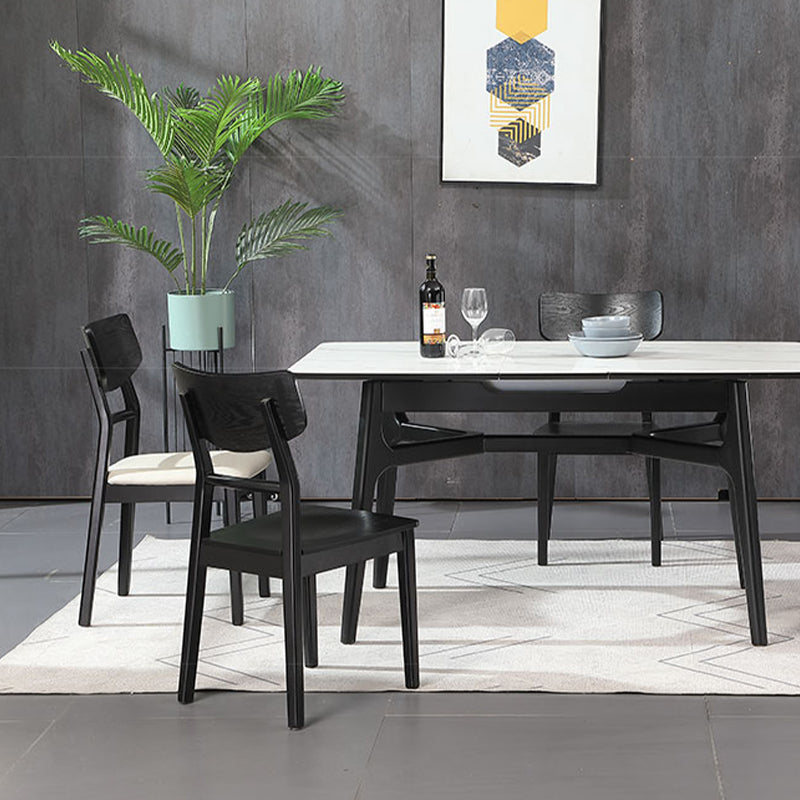 Wood Industrial Dining Room Chair Ladder Back Side Chair for Kitchen Clearhalo ' kitchen&dining_furn' 'Dining Chairs' 'Dining Tables & Seating' 'dining_chair' 'furn' 'furn_dining_chair' 'Furniture' 'furniture_dining_chair' 'Kitchen & Dining Furniture' 'kitchen' 4572546