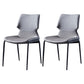Modern Home Wingback Side Chair Matte Finish Wingback Dining Chair Dark Gray Set of 2 Clearhalo ' kitchen&dining_furn' 'Dining Chairs' 'Dining Tables & Seating' 'dining_chair' 'Furniture' 'furniture_dining_chair' 'Kitchen & Dining Furniture' 'kitchen' 4572550