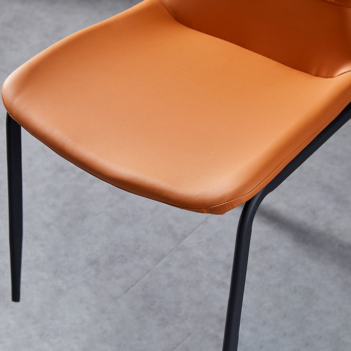 Modern Home Wingback Side Chair Matte Finish Wingback Dining Chair Clearhalo ' kitchen&dining_furn' 'Dining Chairs' 'Dining Tables & Seating' 'dining_chair' 'Furniture' 'furniture_dining_chair' 'Kitchen & Dining Furniture' 'kitchen' 4572560