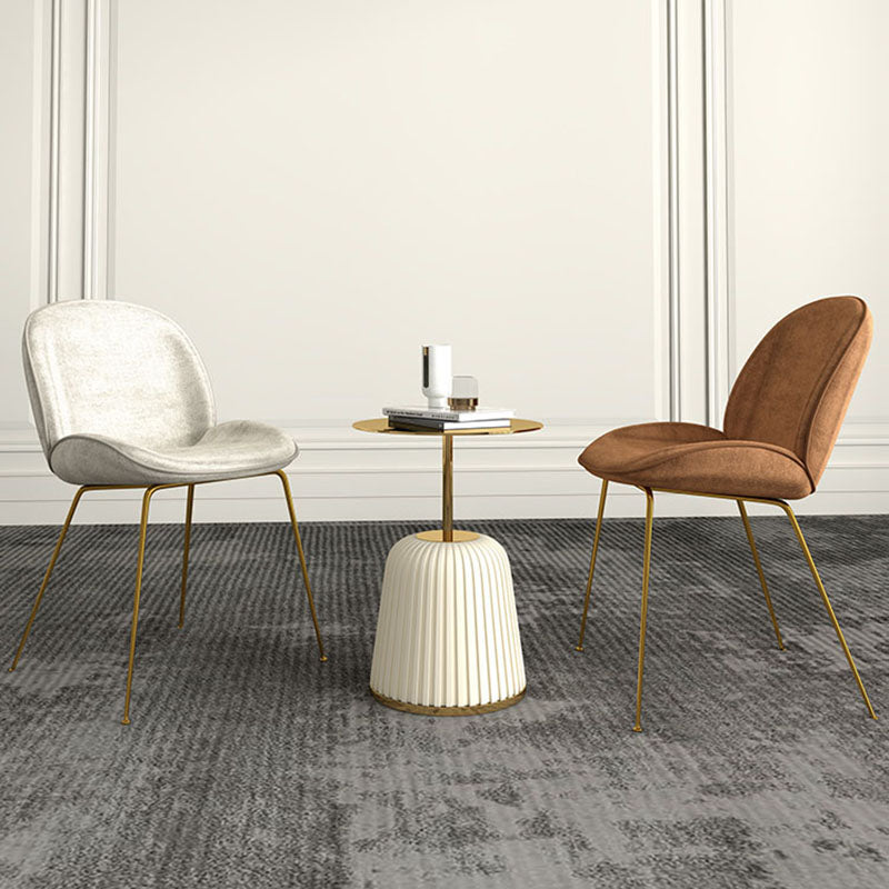 Nordic Style Fabric Dining Side Chair Armless Solid Back Chair for Home Use Clearhalo ' kitchen&dining_furn' 'Dining Chairs' 'Dining Tables & Seating' 'dining_chair' 'furn' 'furn_dining_chair' 'Furniture' 'furniture_dining_chair' 'Kitchen & Dining Furniture' 'kitchen' 4572569