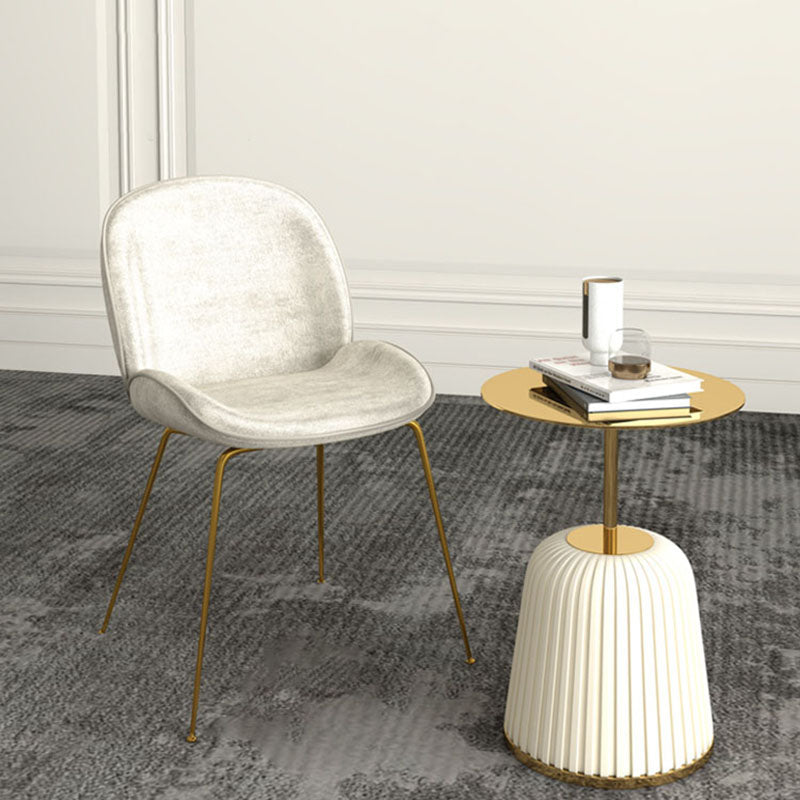 Nordic Style Fabric Dining Side Chair Armless Solid Back Chair for Home Use Clearhalo ' kitchen&dining_furn' 'Dining Chairs' 'Dining Tables & Seating' 'dining_chair' 'furn' 'furn_dining_chair' 'Furniture' 'furniture_dining_chair' 'Kitchen & Dining Furniture' 'kitchen' 4572573